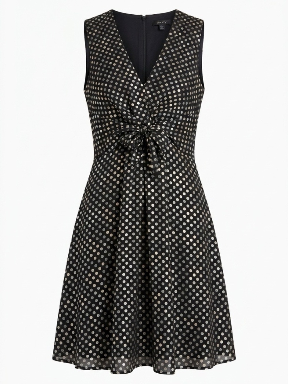 Theory polka dot Kenza silk dress - size 12